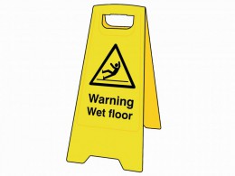 Scan Warning Wet Floor Heavy-Duty A Board £14.69